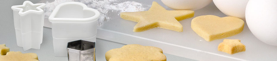 Bakeshop SNOWFLAKE Set With 2 Jumbo Large And 2 Small Cookie Cutters
